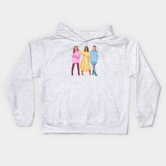 Winter Wonder || Little Mix Kids Hoodie by CharlottePenn